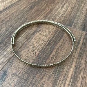 Gold chain choker